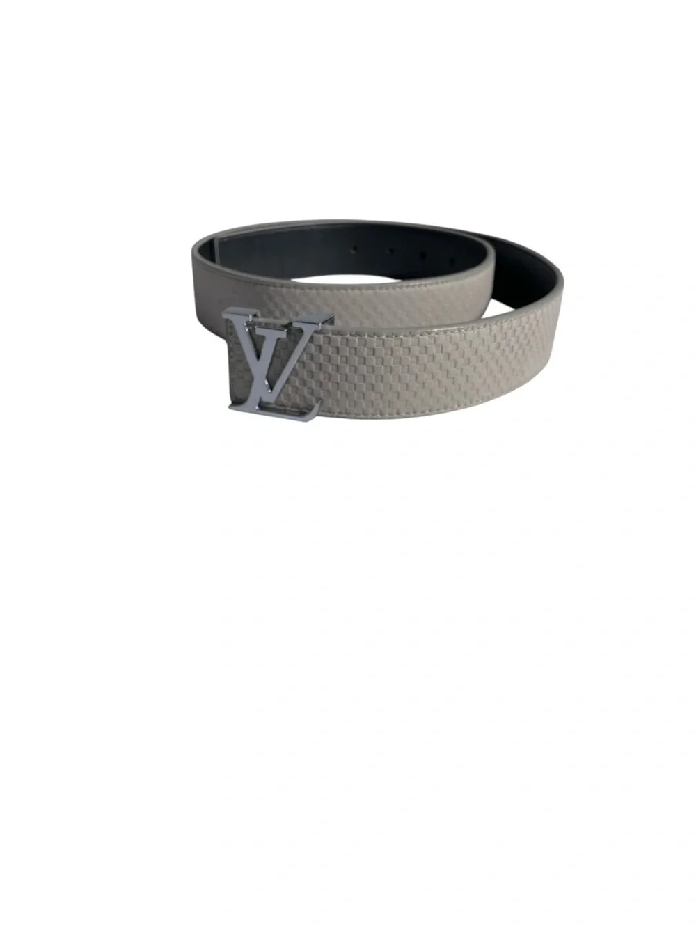 🩶 Men’s Classic Belt with — Metallic Gray / Silver Buckle 🩶